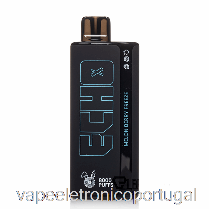 Vape Eletrônico Echo 8000 Descartável Melon Berry Freeze